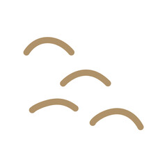 Hand drawn organic shapes  