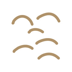 Hand drawn organic shapes  