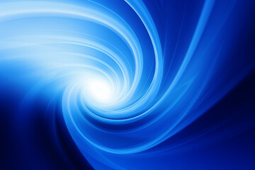 AI Generated Image. Abstract blue visual swirl background - 758665757