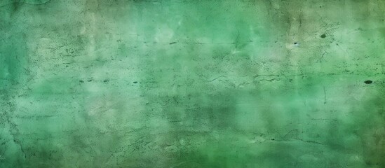 Obraz premium The green background resembles a textured concrete wall, with hints of electric blue and shades of darkness. The pattern is reminiscent of terrestrial plant leaves, grass, and wood flooring