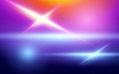 Fototapeta premium Colorful modern background with light ornament.