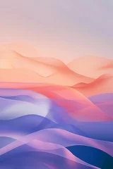 Cercles muraux Pantone 2022 very peri Abstract vibrant pastel pink peach fuzz and very peri pantone purple gradient background. Texture flowing from pastel pink to purple, evoking a sense of calmness and serenity in the viewer's mind