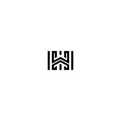 LOGO TEMPLATE LETTER H SIMPLE