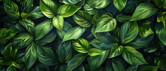 Nature green leaves background - obrazy, fototapety, plakaty