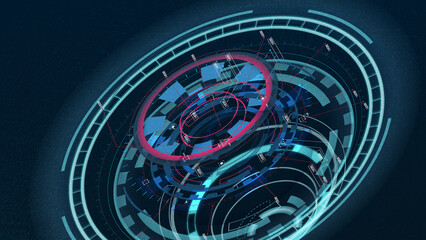 Sci-fi Futuristic UI FUI abstract circular element design, GUI design, Circular Machine elements, FUI screen elements, ready to use.
