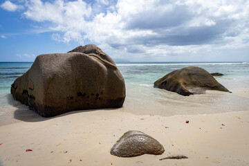 Landscape of Beau Vallon Beach, Seychelles