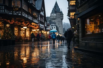 Foto auf Alu-Dibond Swiss streets © Russell Zanaggy