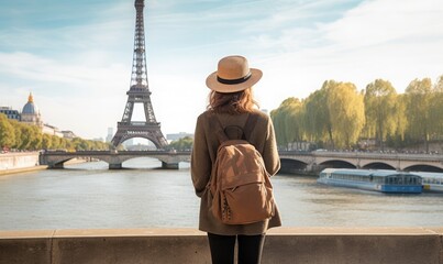 tourists enjoy the beauty of the eivel tower