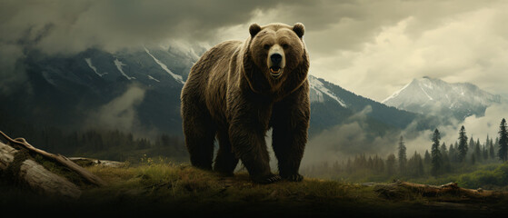 Grizzly Bear .. - obrazy, fototapety, plakaty