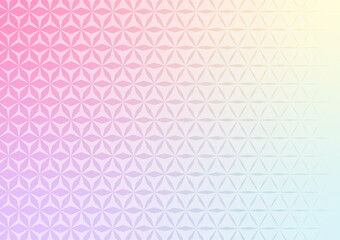 Pastel soft gradient pink triangle presentation background