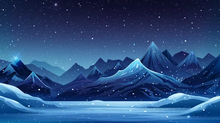 Photo sur Plexiglas Everest Hand drawn cartoon beautiful illustration background 