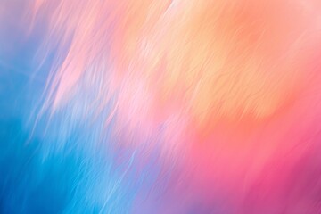 Obraz premium Abstract vibrant pastel pink peach fuzz and very peri pantone purple gradient background. Texture flowing from pastel pink to purple, evoking a sense of calmness and serenity in the viewer's mind