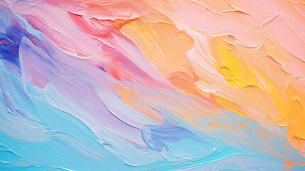Highlytextured colorful abstract painting background.