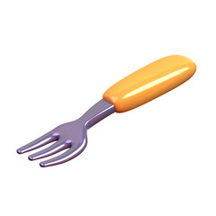 3d fork icon
