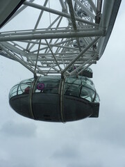 Nacelle du London Eye Londres - obrazy, fototapety, plakaty