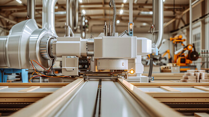 Inside the Modern Factory: Exploring the Dynamics of Industrial Machinery and Automation, Capturing...