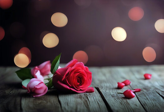 Valentine day background stock photo