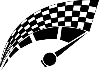 speedometer icon speed indicator icon. car speed icon. performance concept icon sign symbol collections, vector illustration