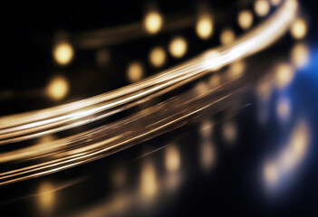 Unfocused warm and cold lights with blurred stripes on a black background stock illustrationDefocused Illuminated Black Background Backgrounds Christmas Lights