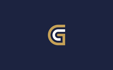 Fototapeta premium letter gc logo icon design vector design template inspiration