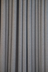 Close up grey texture samples in grey tone. Detail of linen fabric. Interior material background