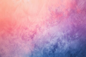 Fototapeta premium Abstract vibrant pastel pink peach fuzz and very peri pantone purple gradient background. Texture flowing from pastel pink to purple, evoking a sense of calmness and serenity in the viewer's mind
