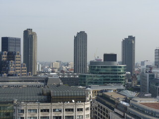 Fototapeta premium Vue zone bureau londres