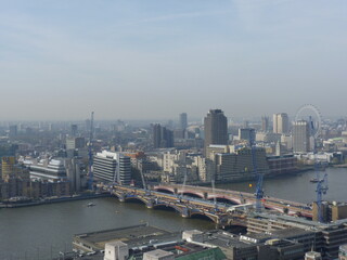 Naklejka premium Vue Londres depuis les hauteurs