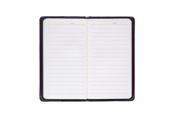 blank notebooks isolated on white background