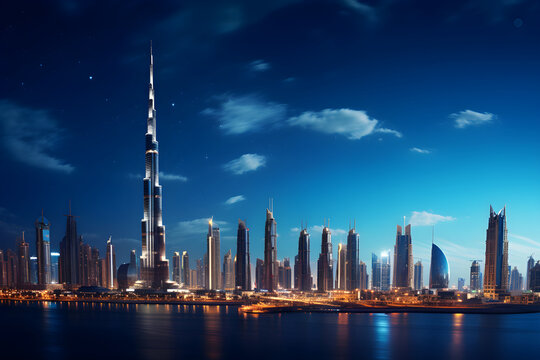 Dubai's Magnificent Skyline: A Symphony of Architectural Brilliance and Technological Superiority