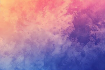 Obraz premium Abstract vibrant pastel pink peach fuzz and very peri pantone purple gradient background. Texture flowing from pastel pink to purple, evoking a sense of calmness and serenity in the viewer's mind