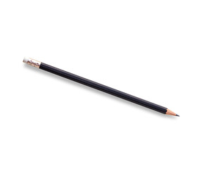 Black pencil isolated on white background