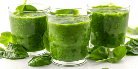 Green smoothies with vegetables and fruits. detox day. slimming and excretion of slag. healthy eating. selective focus.
