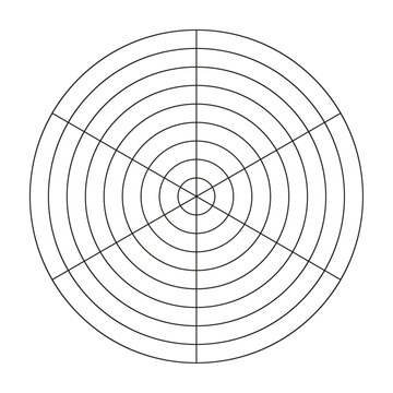 Pentagon and hexagon chart , for 5 point radar or spider diagrams. for visualizing data with structured graph approach. Flat vector illustration isolated on white background.