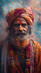 holi festival india Year Ultra high - definition, abundant in intricate details,generative ai