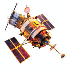 Spacecraft studying the atmosphere of a terrestrial 