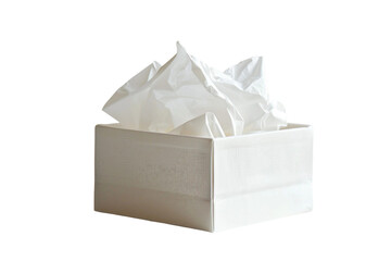 Tissues On Transparent Background.