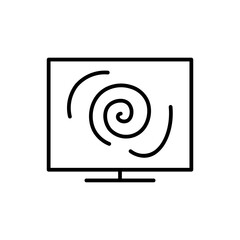 television line icon