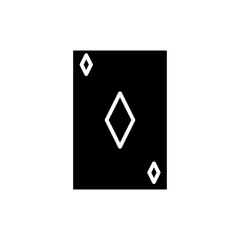 poker cards glyph icon