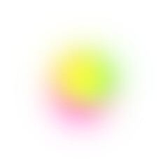 Obraz premium Gradient Blur Circle On Transparent Background