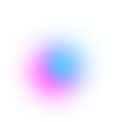 Obraz premium Blurred Gradient Circle