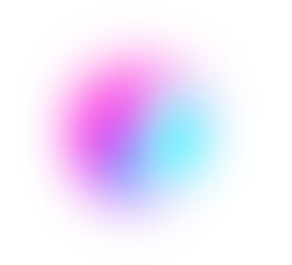 Obraz premium Blurred Gradient Circle
