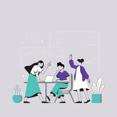 Business Art Illustration