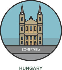 Szombathely. Cities and towns in Hungary