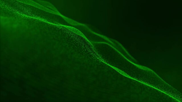 Green Backgrounds Loop animation, abstract green background  