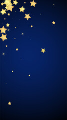 Naklejka premium Magic stars vector overlay. Gold stars scattered