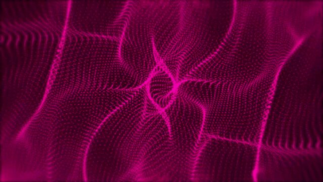 Cloth View with Pink Background Loop Animation