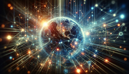 Obraz premium energy of fractal realms