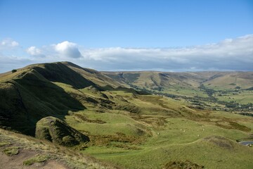 A shot from Mam Tor looking out over the landscape