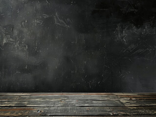 Blackboard texture with dark backdrop minimalist design - obrazy, fototapety, plakaty